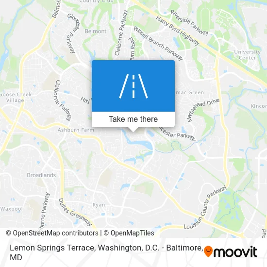 Lemon Springs Terrace map