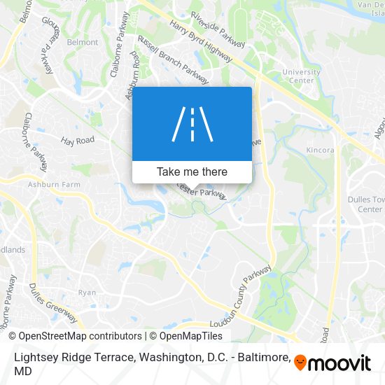 Lightsey Ridge Terrace map
