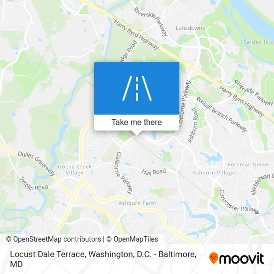 Locust Dale Terrace map