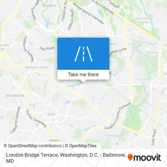 London Bridge Terrace map