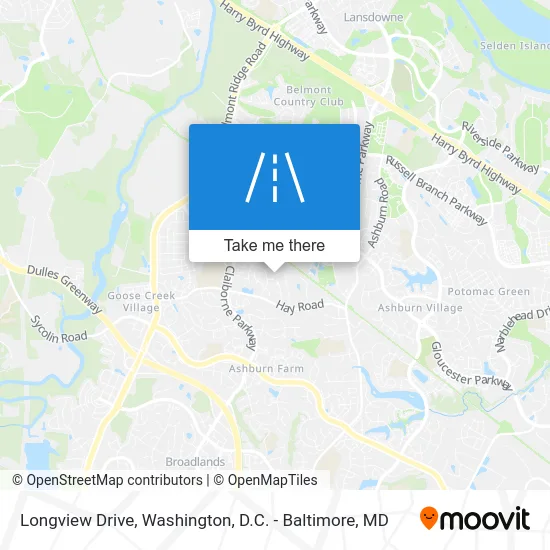 Longview Drive map