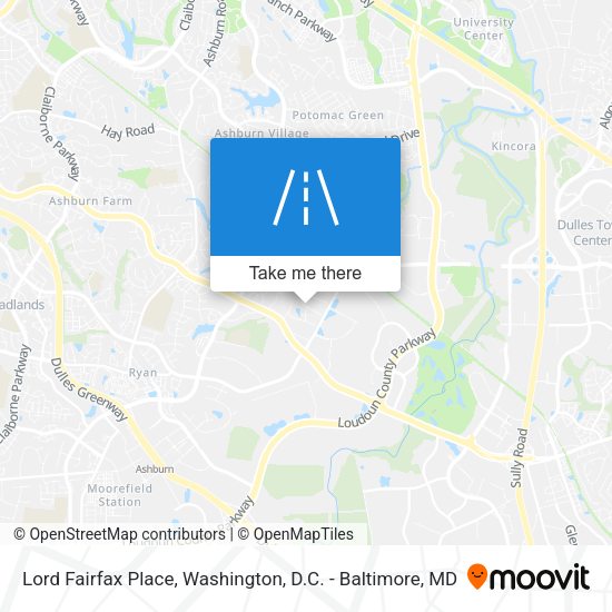 Lord Fairfax Place map