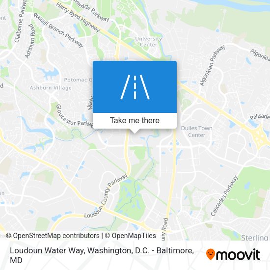 Mapa de Loudoun Water Way