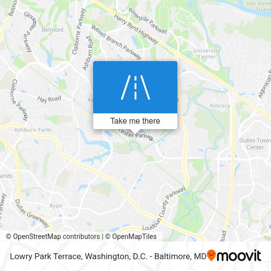 Lowry Park Terrace map