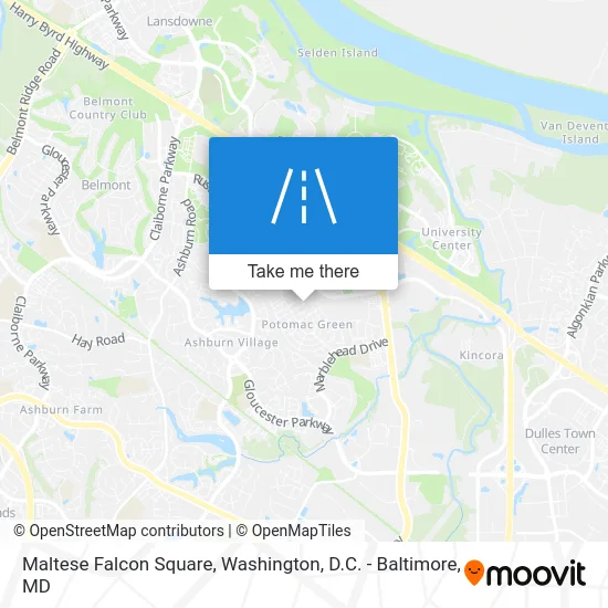 Maltese Falcon Square map