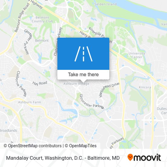 Mapa de Mandalay Court