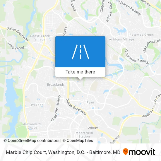 Marble Chip Court map