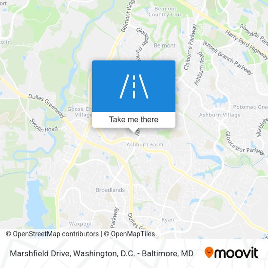 Marshfield Drive map