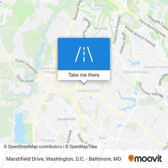 Marshfield Drive map