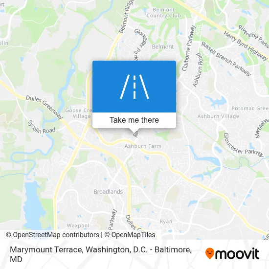 Marymount Terrace map