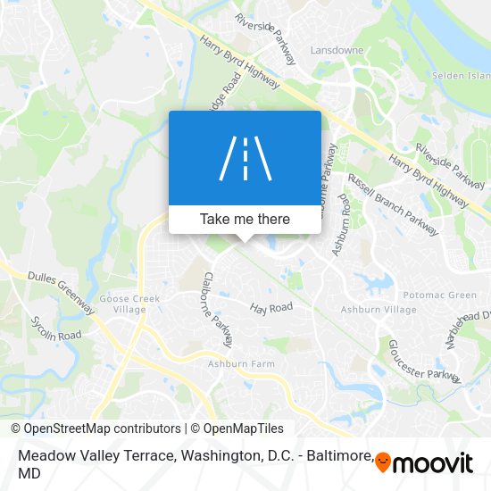 Meadow Valley Terrace map