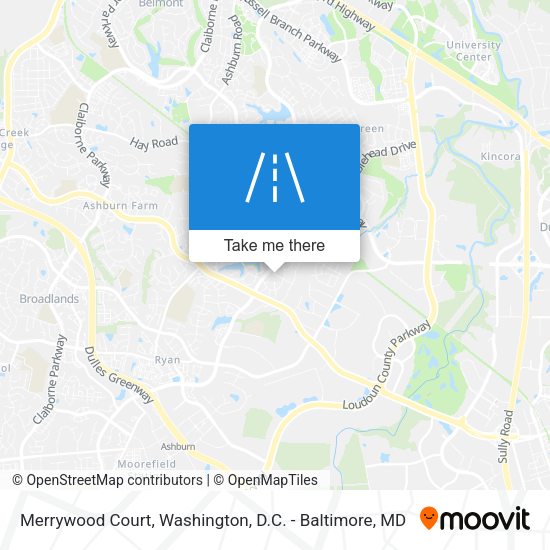 Merrywood Court map