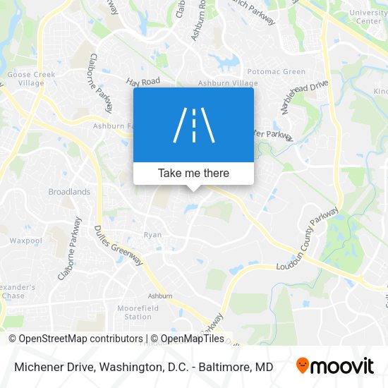 Michener Drive map