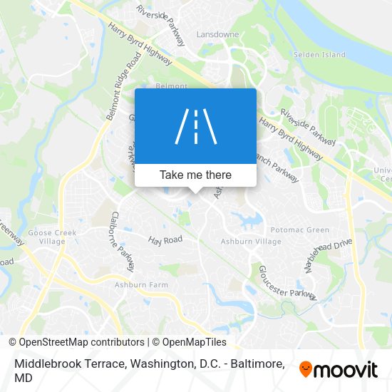 Mapa de Middlebrook Terrace