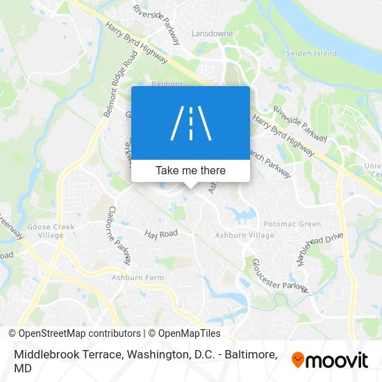 Middlebrook Terrace map