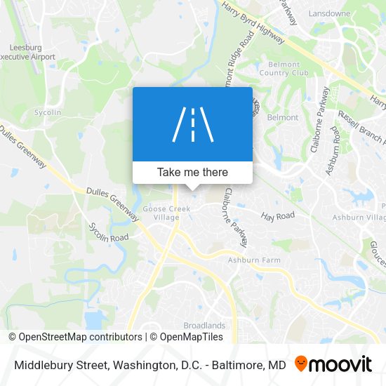 Middlebury Street map