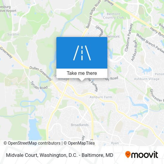 Midvale Court map