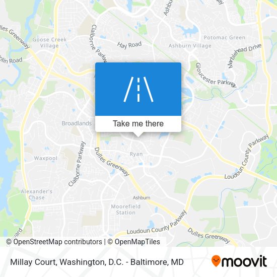 Millay Court map