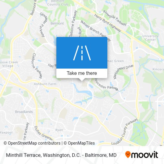 Minthill Terrace map