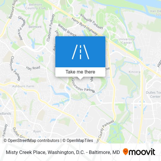 Misty Creek Place map