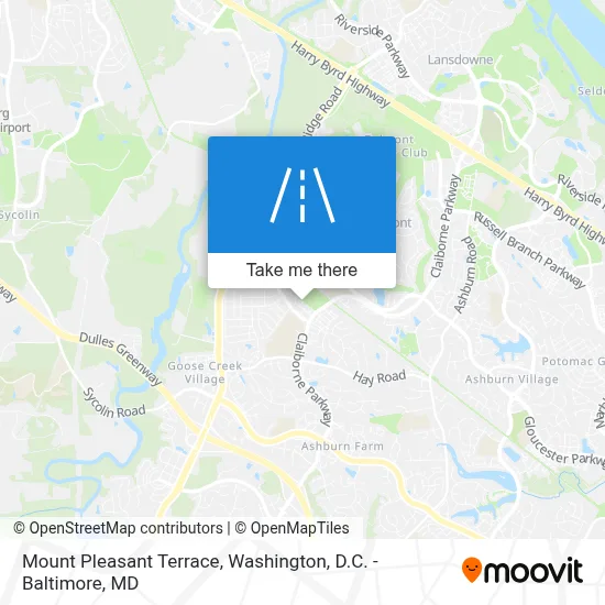 Mount Pleasant Terrace map