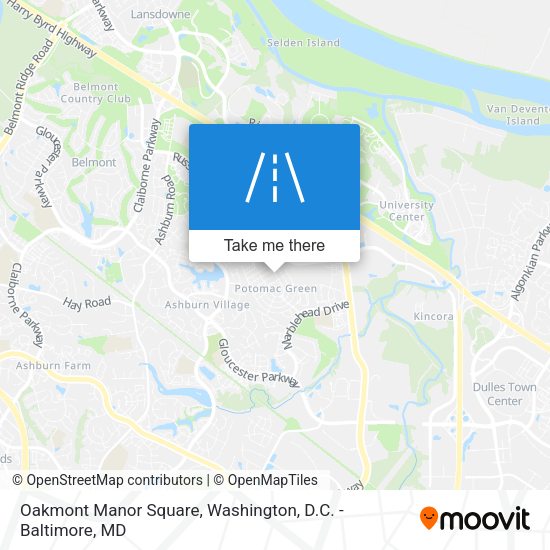 Mapa de Oakmont Manor Square
