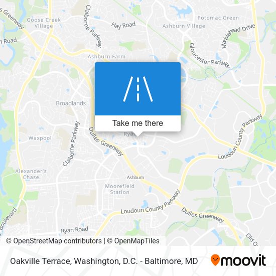 Mapa de Oakville Terrace