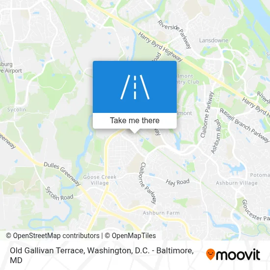 Old Gallivan Terrace map