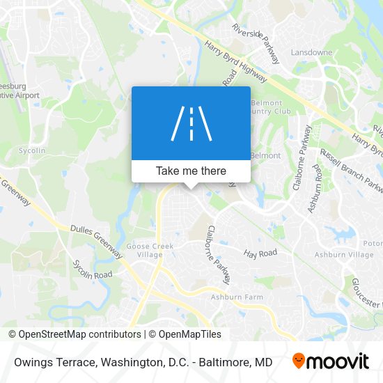 Owings Terrace map