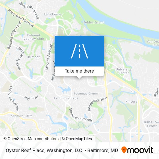 Oyster Reef Place map
