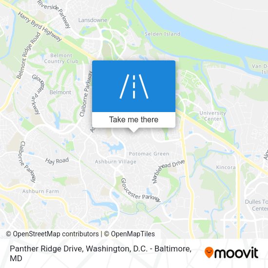 Panther Ridge Drive map