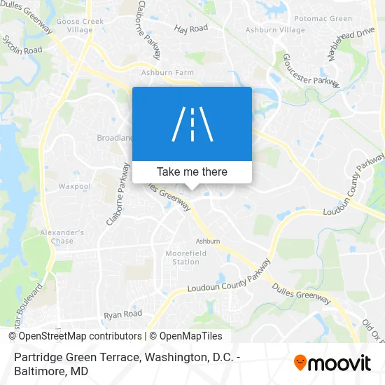 Partridge Green Terrace map
