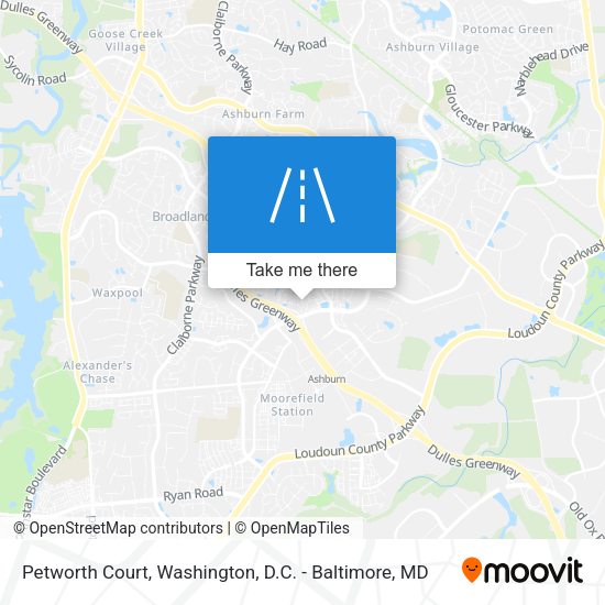Petworth Court map