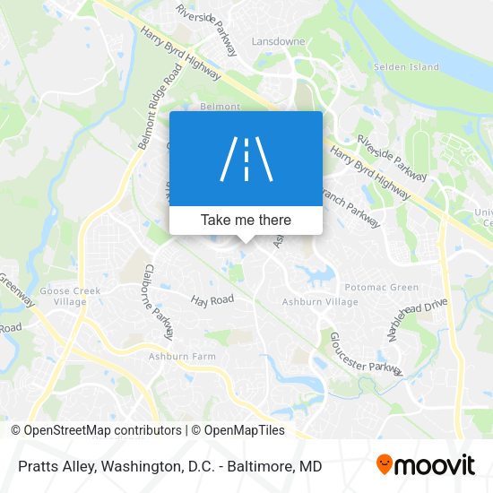 Pratts Alley map