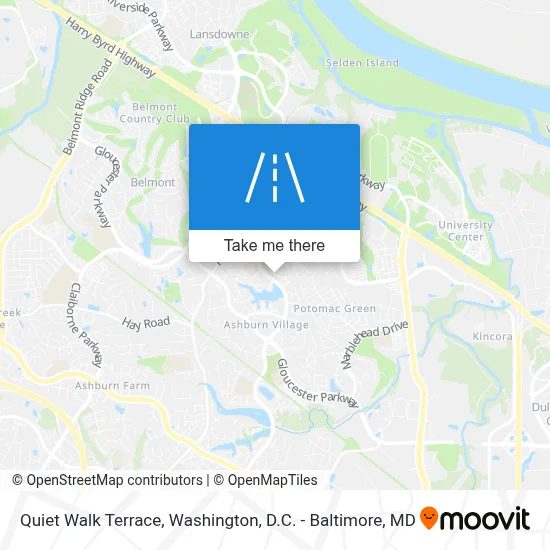 Quiet Walk Terrace map