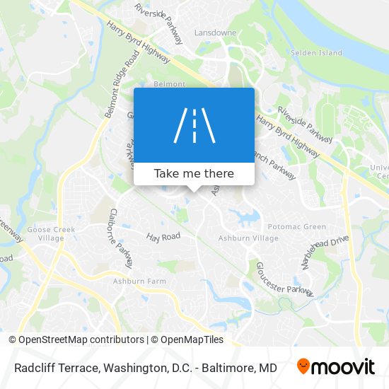 Mapa de Radcliff Terrace