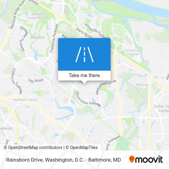 Rainsboro Drive map