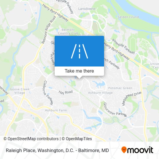 Raleigh Place map