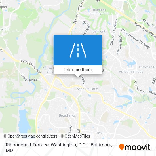 Ribboncrest Terrace map