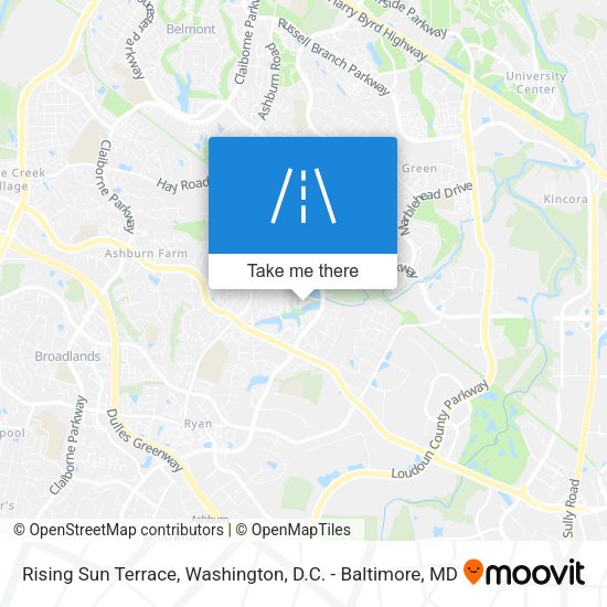 Mapa de Rising Sun Terrace