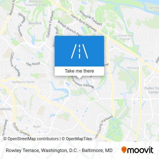 Rowley Terrace map