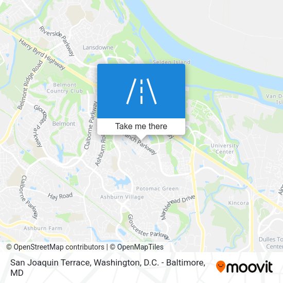San Joaquin Terrace map