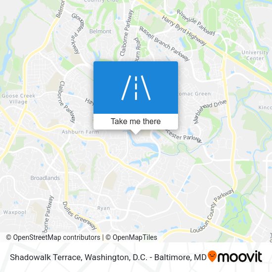 Shadowalk Terrace map