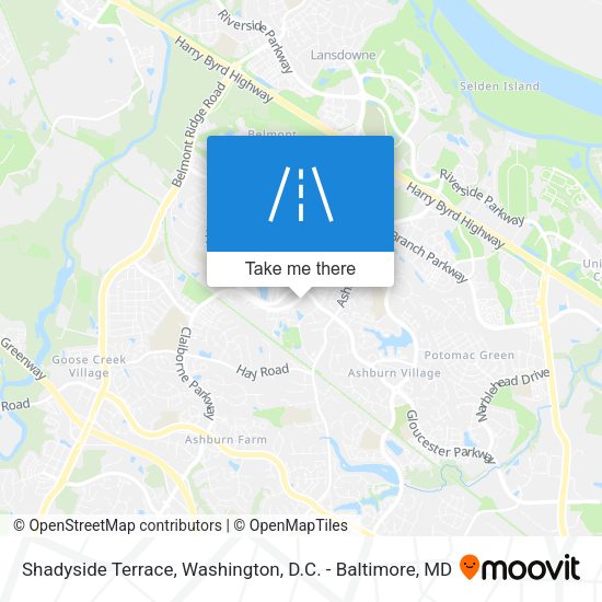Mapa de Shadyside Terrace