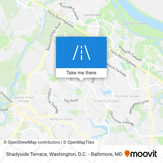 Shadyside Terrace map