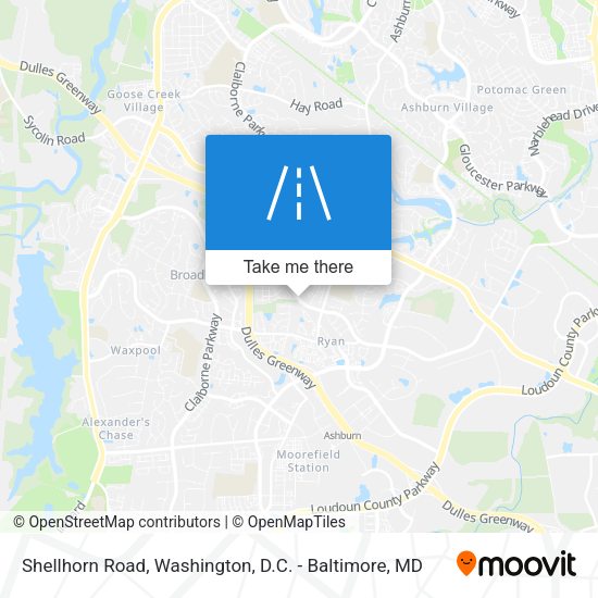 Shellhorn Road map