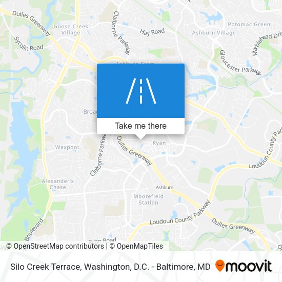 Silo Creek Terrace map