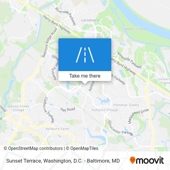 Sunset Terrace map