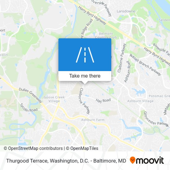 Thurgood Terrace map