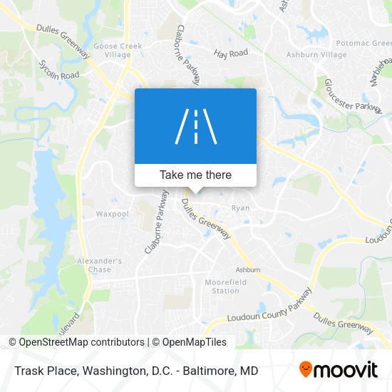 Trask Place map
